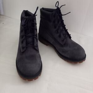 Junior Boys Youth Blue Timberland® Premium 6-Inch Lace-Up Waterproof Boot Sz 6.5